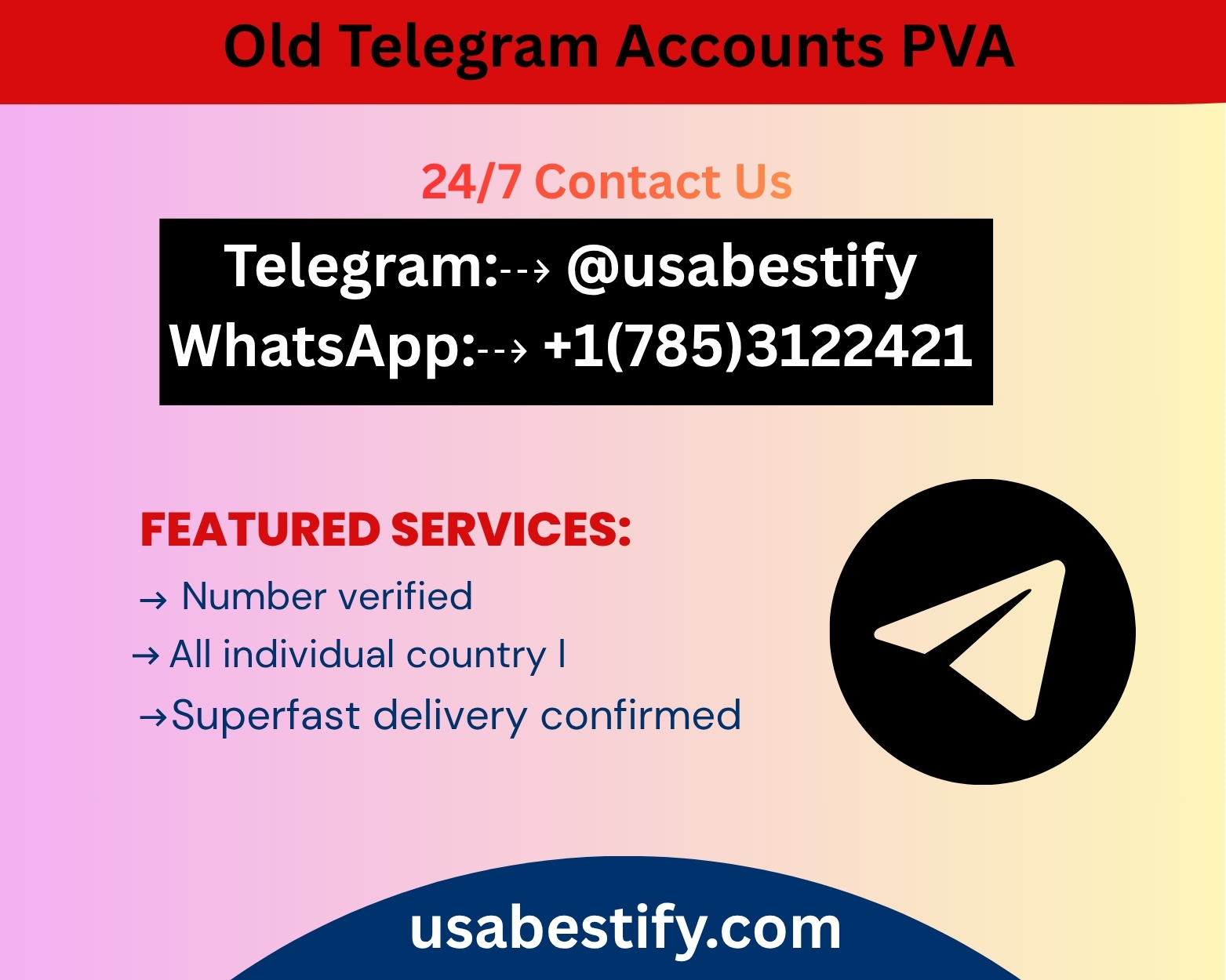 The Unlimted Guide to Buying Telegram Accounts - ( PVA & Aged )